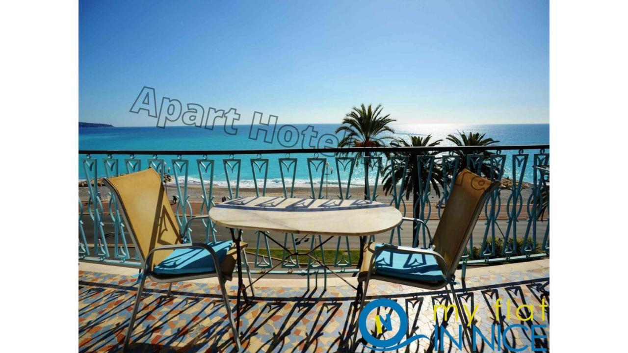 Aparthotel Riviera - Promenade Des Anglais - 1 Bedroom Ac Apartement - Amazing Sea View - Large Terrasse - Balcon Vague Bleue 尼斯 外观 照片